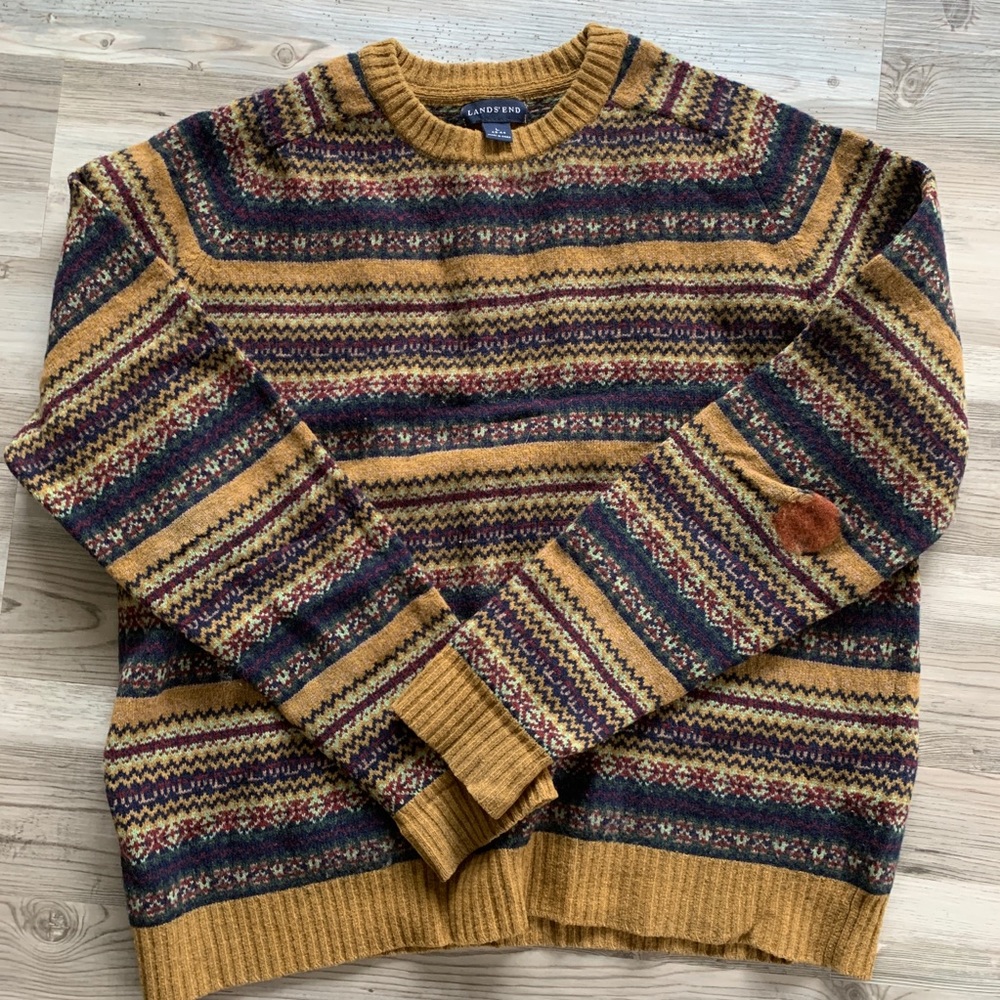 Vintage tribal pattern sweater